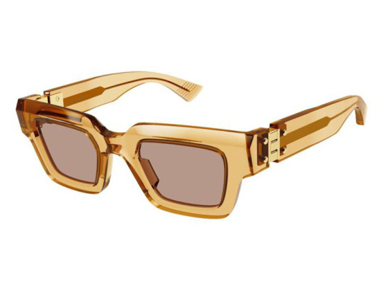 Bottega Veneta BV1230S 004 Transparent Orange/Light Brown