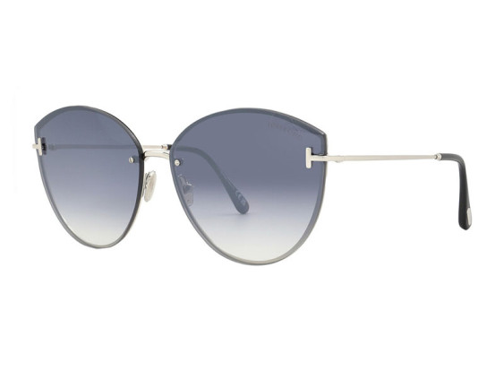 Tom Ford FT1106 16C Shiny Palladium/Smoke Mirror