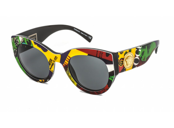 Versace VE4353 528587 Print Vogue/ Grey