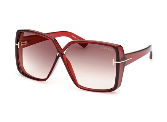 Tom Ford FT1117 66G Shiny Red/Brown Gradient