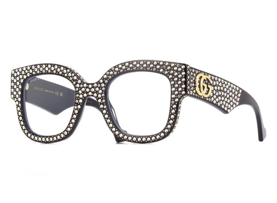 Gucci GG1423S 001 Black With Strass And Studs/Transparent