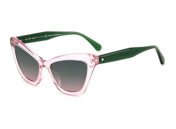Kate Spade AMELIE/G/S 035J JP Transparent Pink/Green/Green Pink Gradient