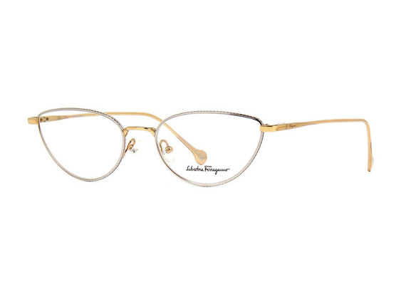 Salvatore Ferragamo SF2188 050 Palladium/Gold 55mm