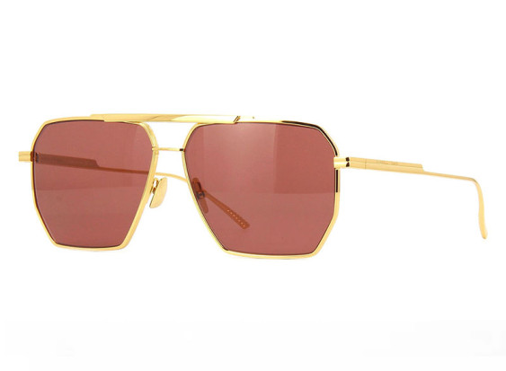 Bottega Veneta BV1012S 005 Gold/Brown