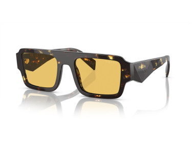 Prada PRA05S 16O10C Black Malt Tortoise/Yellow