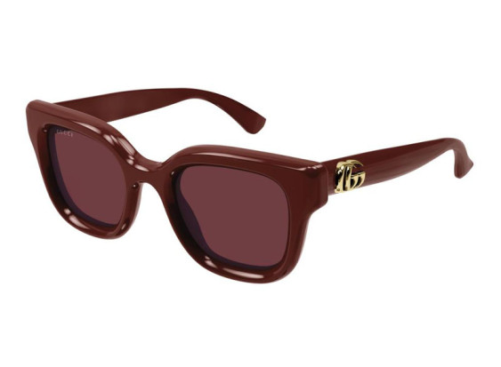 Gucci GG1828S 003 Shiny Solid Burgundy/Burgundy