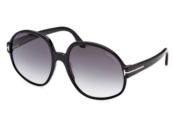 Tom Ford FT0991 01B Shiny Black/Gradient Smoke