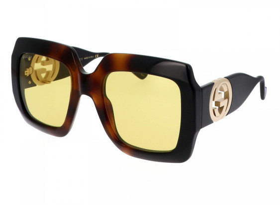 Gucci GG1022S 004 Havana/Yelow