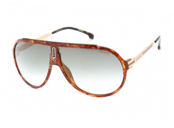Carrera ENDURANCE65/N 0086 D6 Havana/Green Gradient Gold Mirror