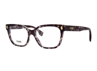 Fendi FE50055I 055 Purple FF Havana 52mm