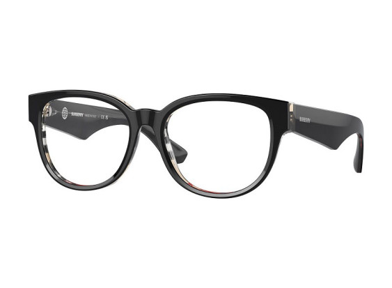 Burberry BE2410 4121 Top Black On Vintage Check 53mm