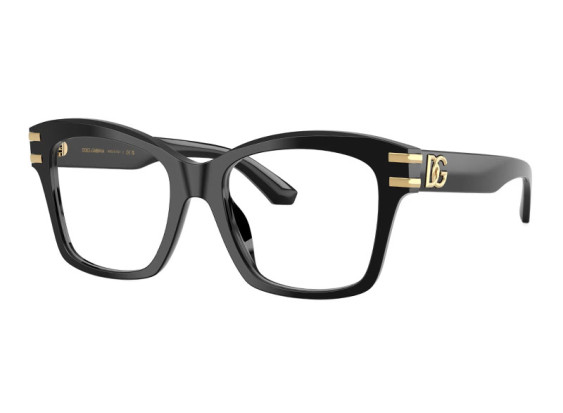 Dolce & Gabbana DG3419 501 Shiny Black 54mm