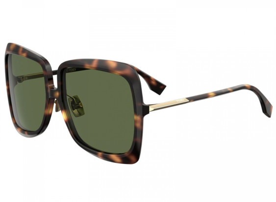 Fendi FF0429/S 086QT Dark Havana/Green