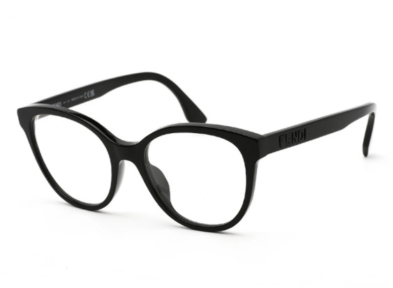 Fendi FE50024I 001 Shiny Black 52mm
