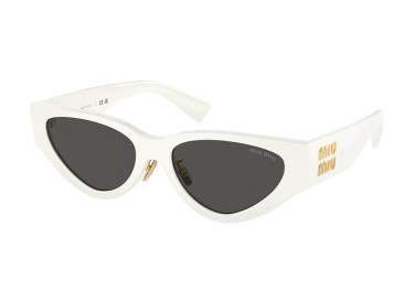 Miu Miu MU03ZS 1425S0 White/Dark Grey