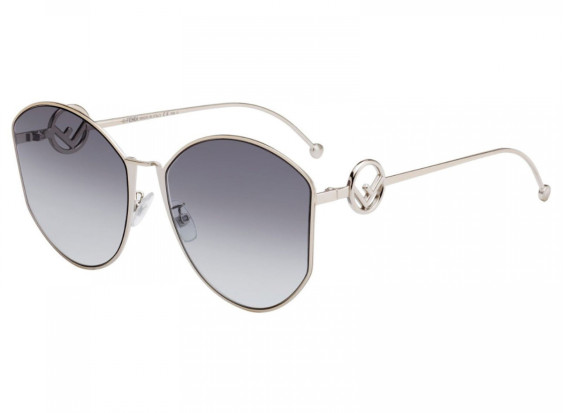 Fendi FF0335/F/S 3YGGB Light Gold/Grey Gradient