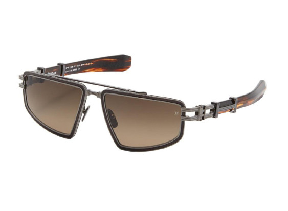 Balmain TITAN BPS-139B Black Rhodium/Brown Gradient AR