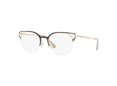Prada PR64UV 98R1O1 Brown/Gold 51mm