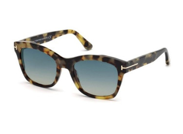 Tom Ford FT0614 55B Coloured Havana/Smoke Gradient