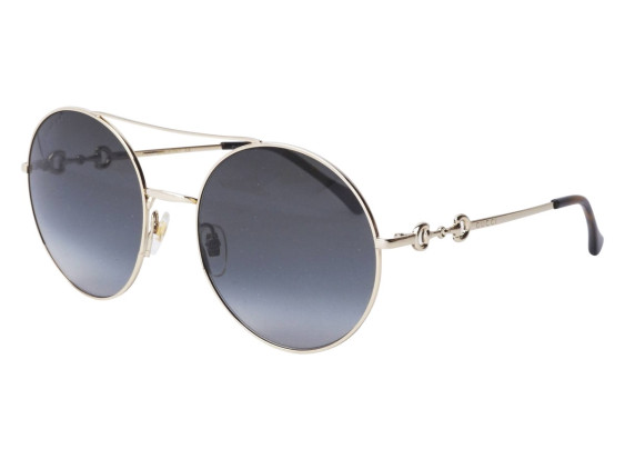 Gucci GG0878S 001 Gold/Grey