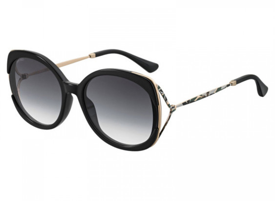 Jimmy Choo LILA/S 807 Shiny Black/Grey Gradient