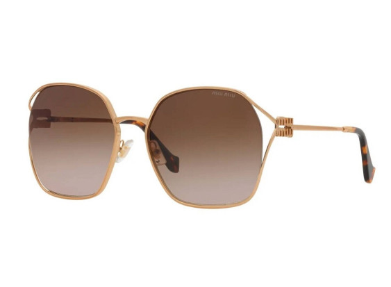 Miu Miu MU52WS 7OE6S1 Brass/Brown Gradient