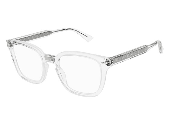 Gucci GG0184O 012 Transparent/Silver 50mm