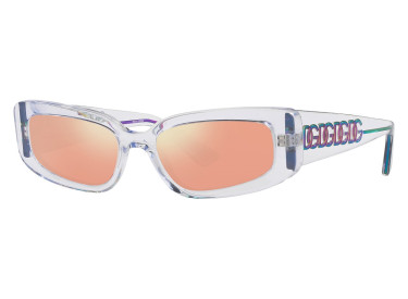 Dolce & Gabbana DG4445 31336Q Crystal/Brown Mirrored Red/Yellow