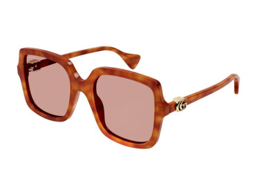 Gucci GG1070S 002 Light Havana/Brown