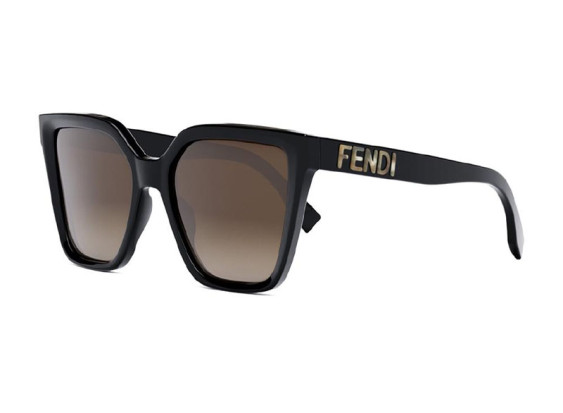Fendi FE40086I 01F Shiny Black/Brown Gradient