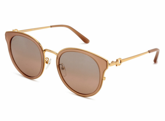 Salvatore Ferragamo SF899SK 280 Sand Gold / Brown Grey Gradient