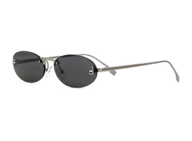 Fendi FE4075US 12A Shiny Ruthenium /Grey