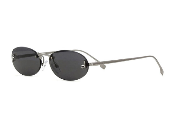 Fendi FE4075US 12A Shiny Ruthenium /Grey
