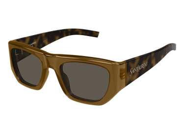 Saint Laurent SL740 002 Transparent Brown/Havana/Brown