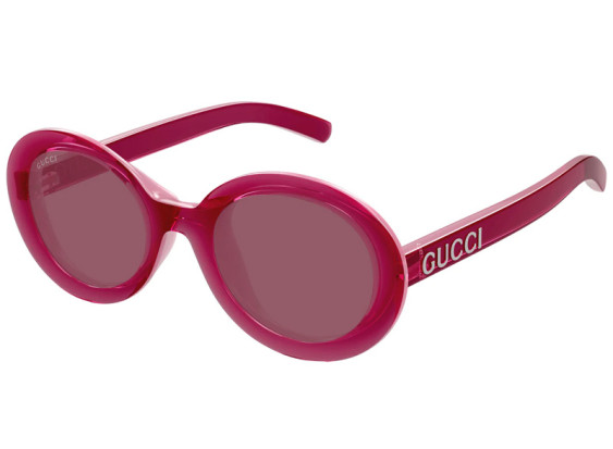 Gucci GG1722SA 004 Shiny Transparent Dark Cyclamen/Burgundy