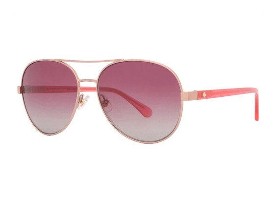 Kate Spade AVERIE/S 0000 JR Rose Gold/Brown Shaded Polarized