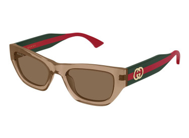 Gucci GG2116S 004 Shiny Transparent Light Brown/Brown