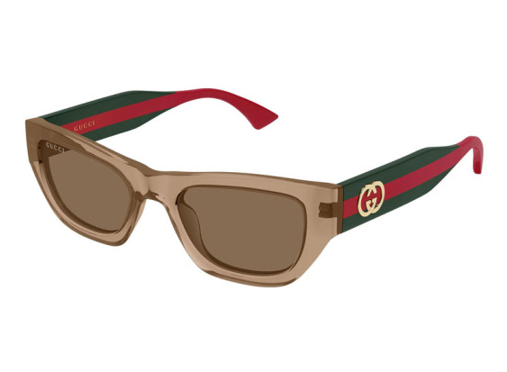 Gucci GG2116S 004 Shiny Transparent Light Brown/Brown