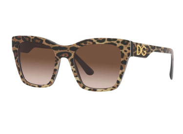 Dolce & Gabbana DG4384 316313 Leo Brown On Black/Brown Gradient