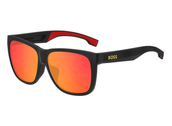Hugo Boss BOSS 1453/F/S 0PGCUZ Matte Black/Orange/Orange Mirror