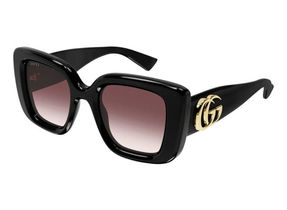 Gucci GG1975S 001 Shiny Black/Red Gradient