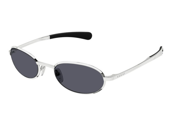 Gucci GG1942S 002 Shiny Silver/Solid Grey