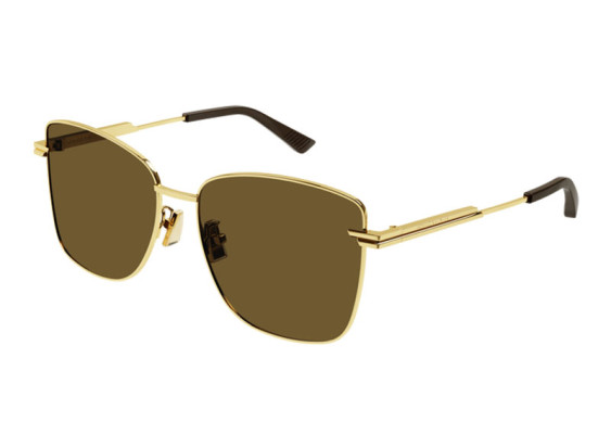 Bottega Veneta BV1237S 002 Gold/Brown