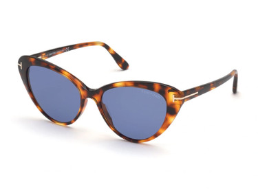 Tom Ford FT0869 55V Colorful Havana/Blue
