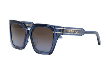Dior DIORSIGNATURE S10F 30F2 Shiny Transparent Blue/Bordeaux Gradient