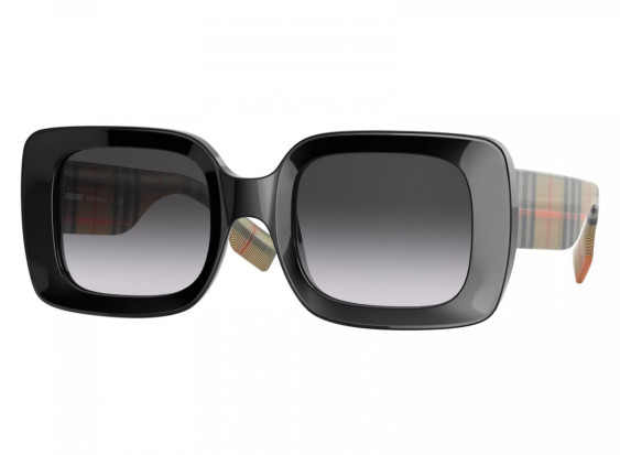 Burberry BE4327 37578G Black/Multicolor/Grey 51mm
