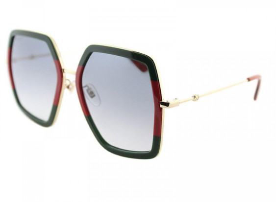 Gucci GG0106S 007 Gold Green
