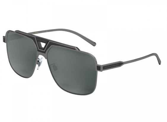 Dolce & Gabbana DG2256 12776G Gunmetal/Black/Grey 62mm