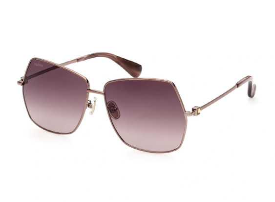 Max Mara MM0035-H 38T Bronze/Bordeaux Gradient