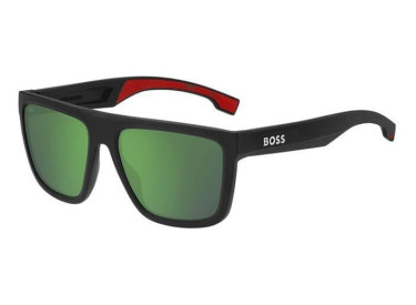 Hugo Boss BOSS 1451/S BLX/Z9 Matte Black/Red/Green Mirror
